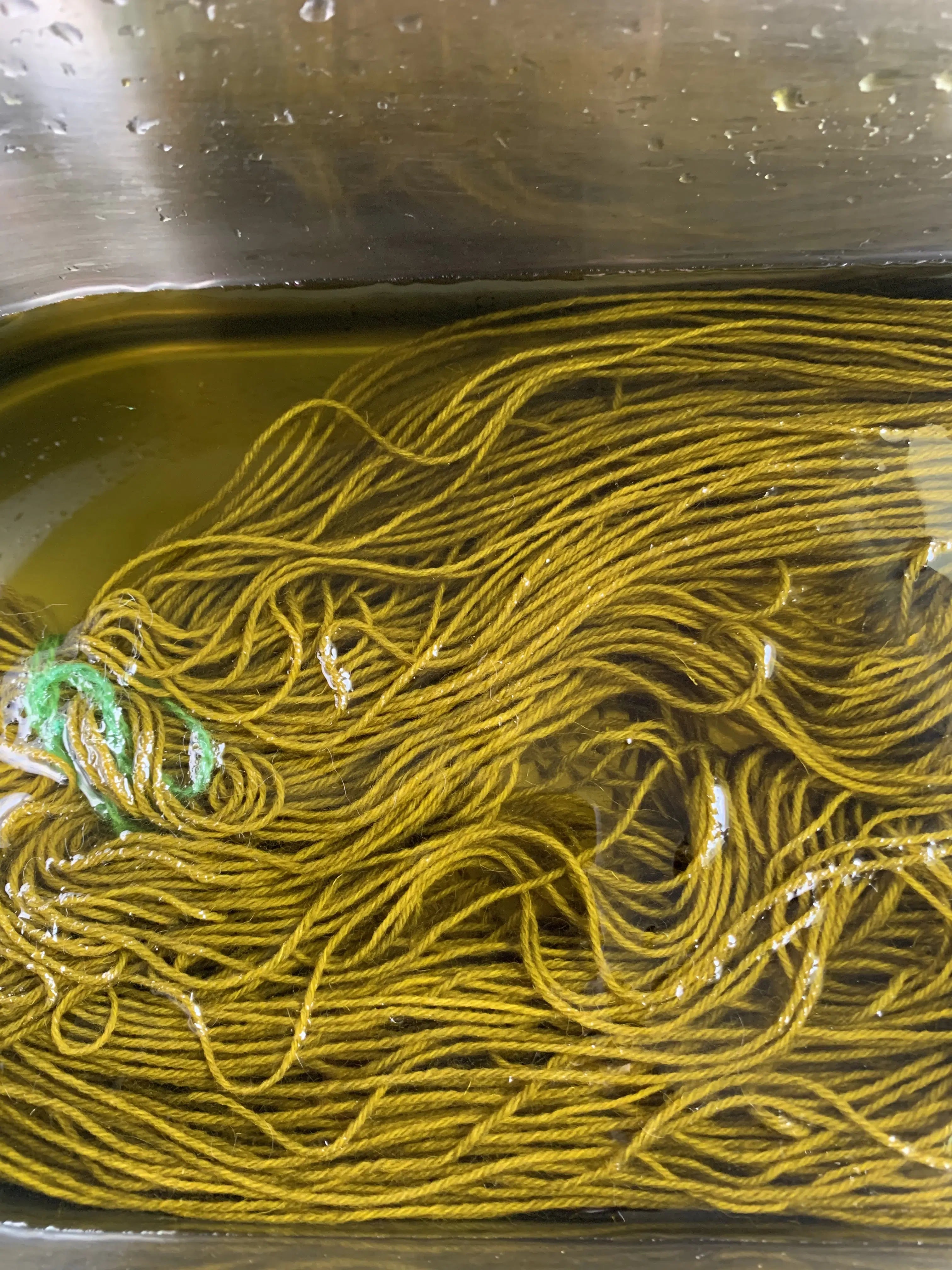 Mustard Color Dying