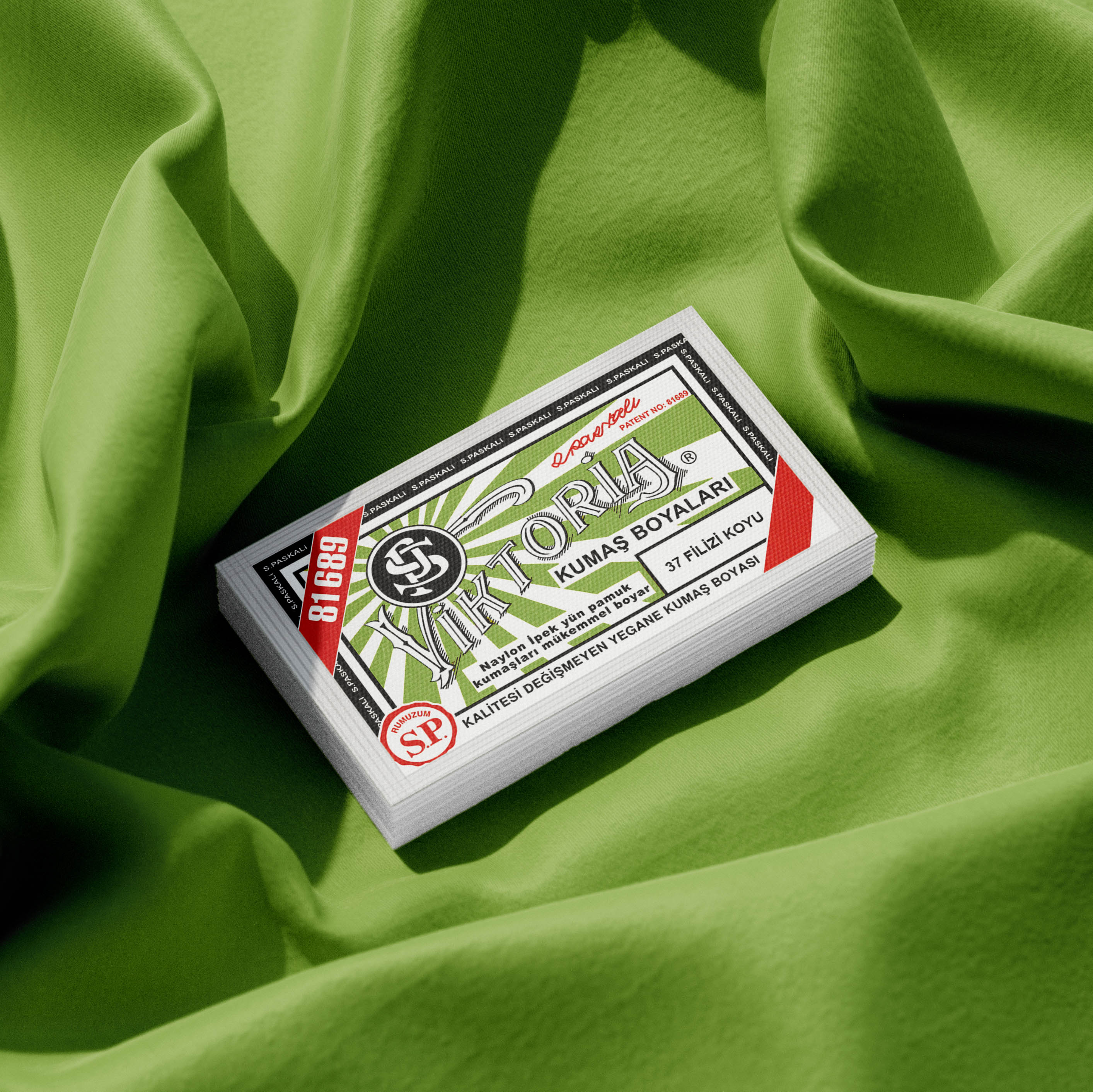 Textielverf Appelgroen
