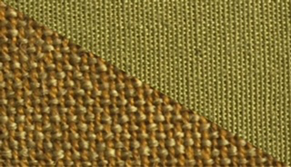 Fabric swatch dyed in olive green, demonstrating the vibrant color achieved with our dye on different fabrics